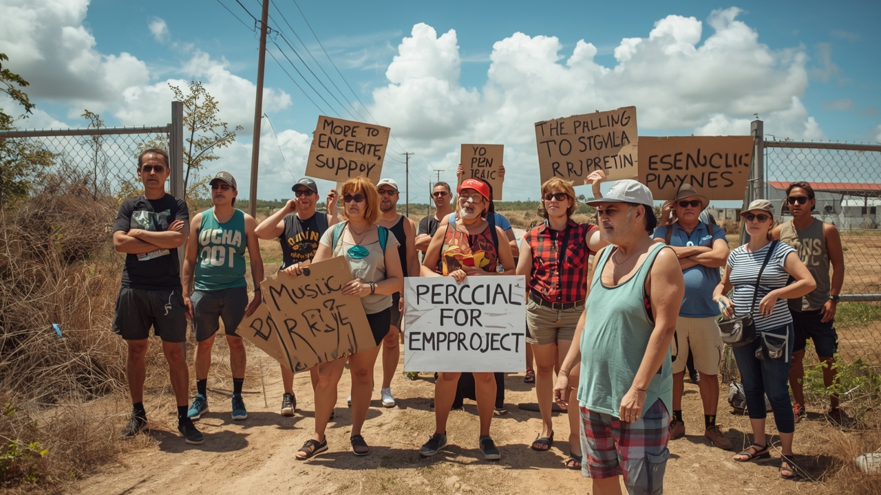 Activists protest permit reform bills in Cabo Rojo